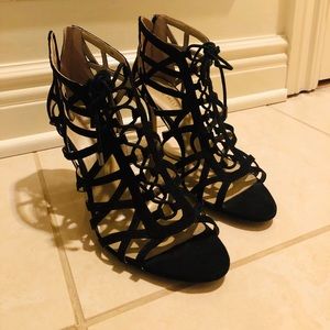 Nine West tie-up heel